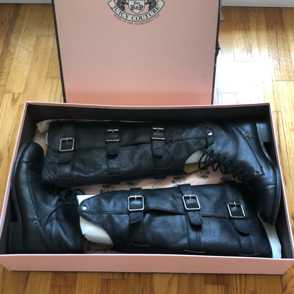 Juicy Couture Motorcycle Boots